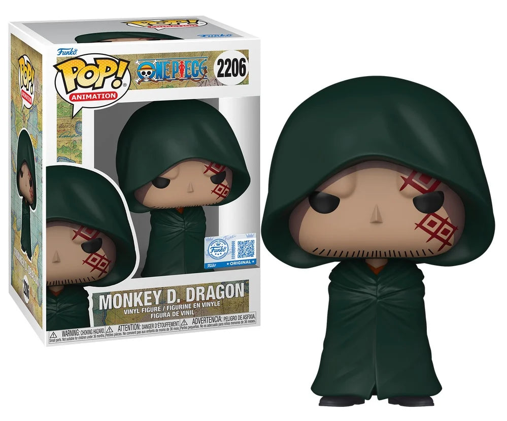 ONE PIECE - POP Animation N° 2206 - Monkey D. Dragon avec Chase
