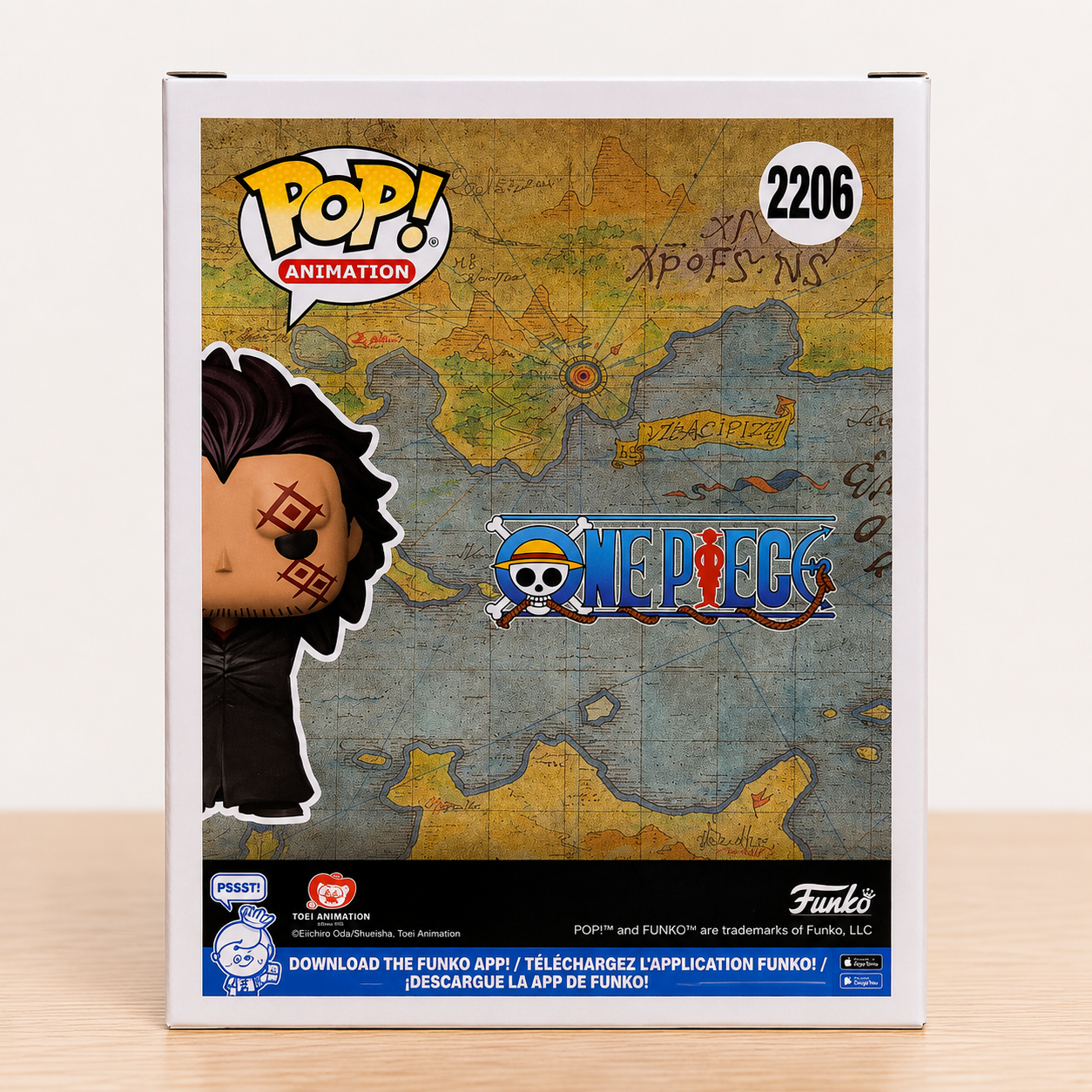 ONE PIECE - POP Animation N° 2206 - Monkey D. Dragon avec Chase
