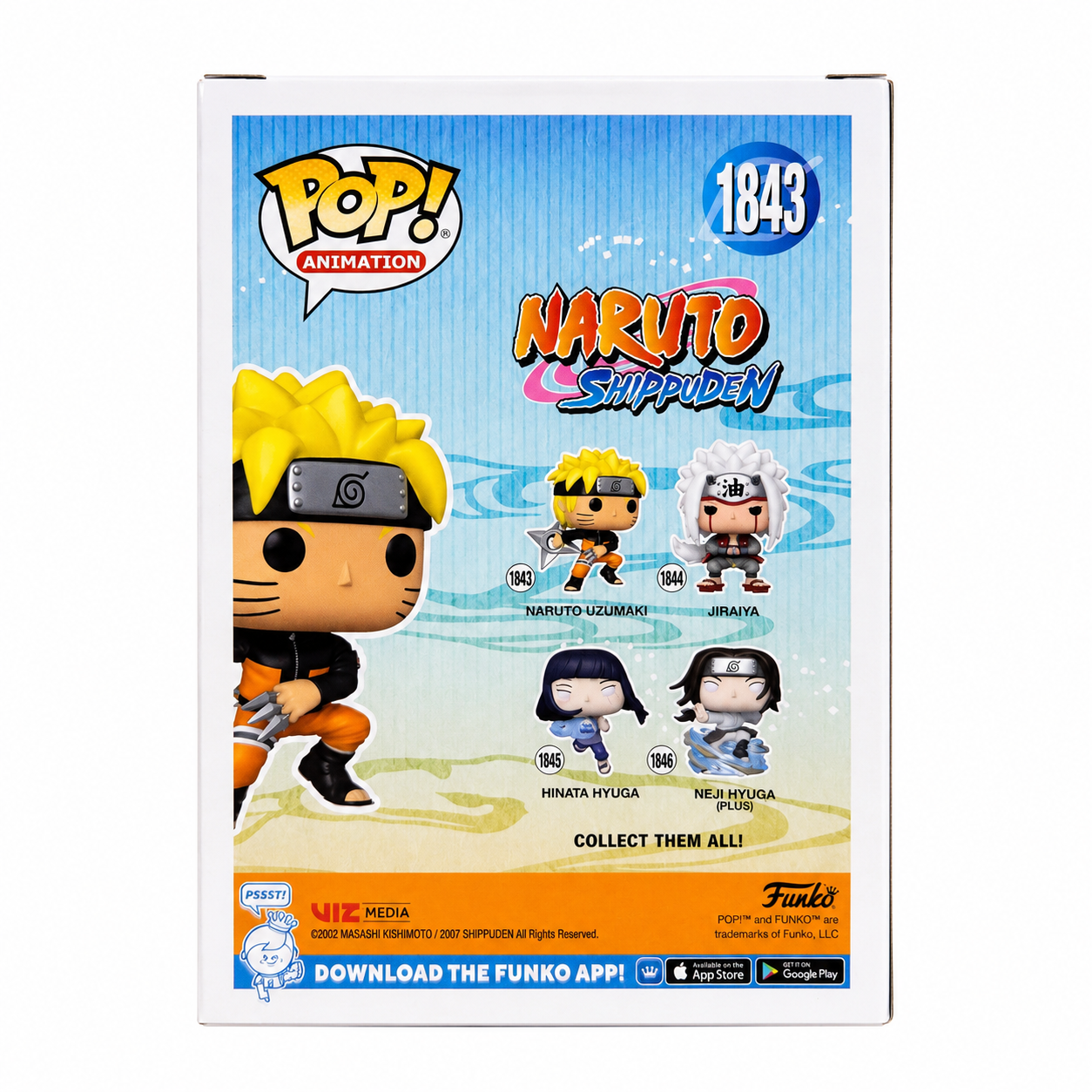 NARUTO SHIPPUDEN - POP Animation N° 1843 - Naruto avec Chase (MT)