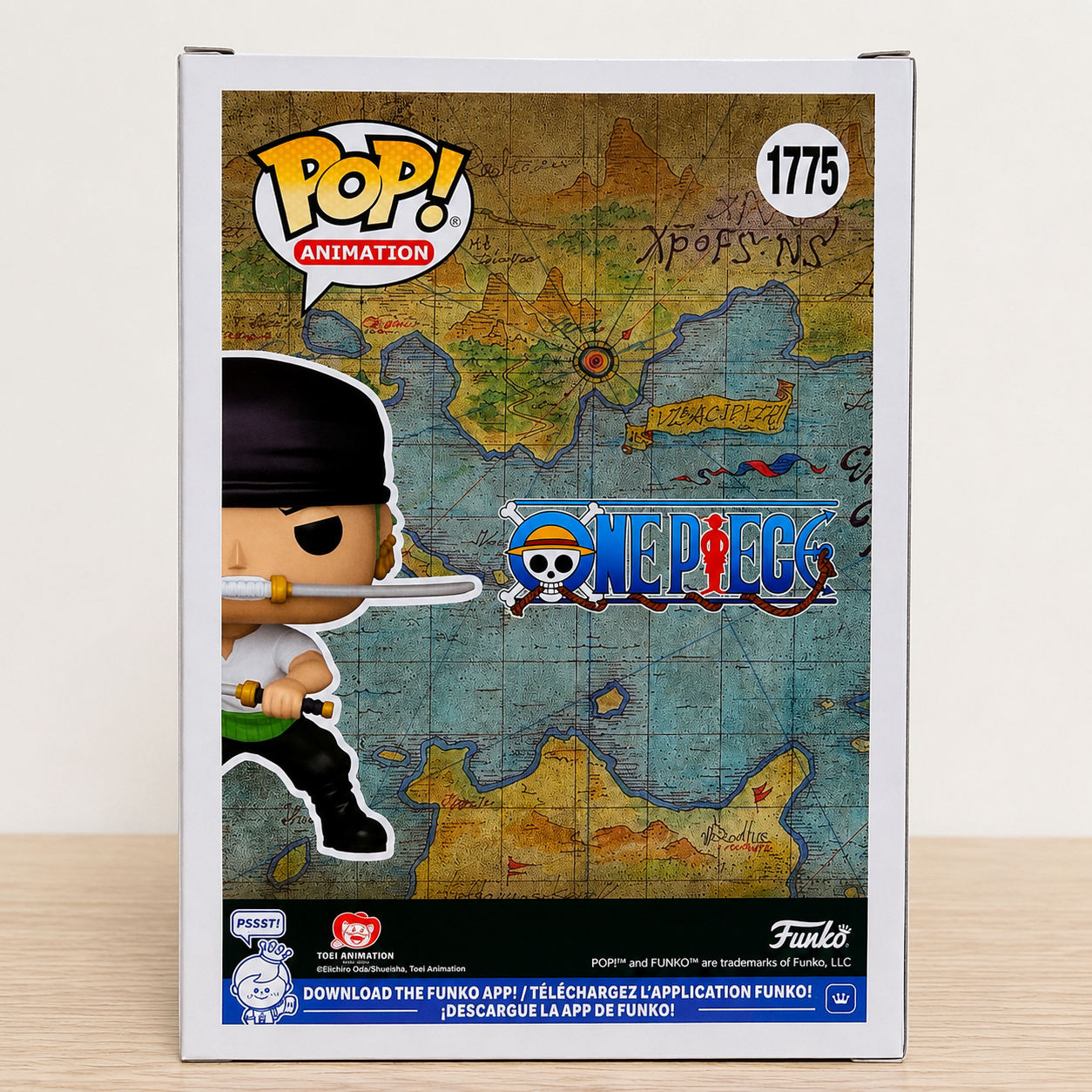 ONE PIECE – POP! Animation N°1775 – Roronoa Zoro – Standard ou Chase
