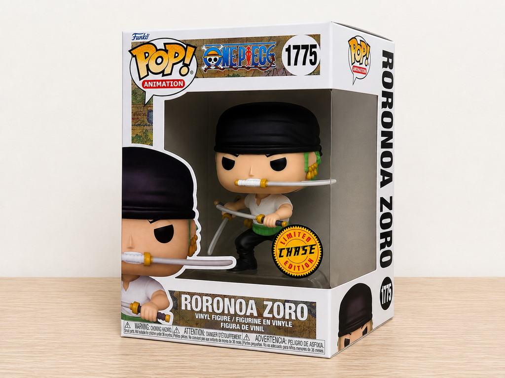 ONE PIECE – POP! Animation N°1775 – Roronoa Zoro – Standard ou Chase