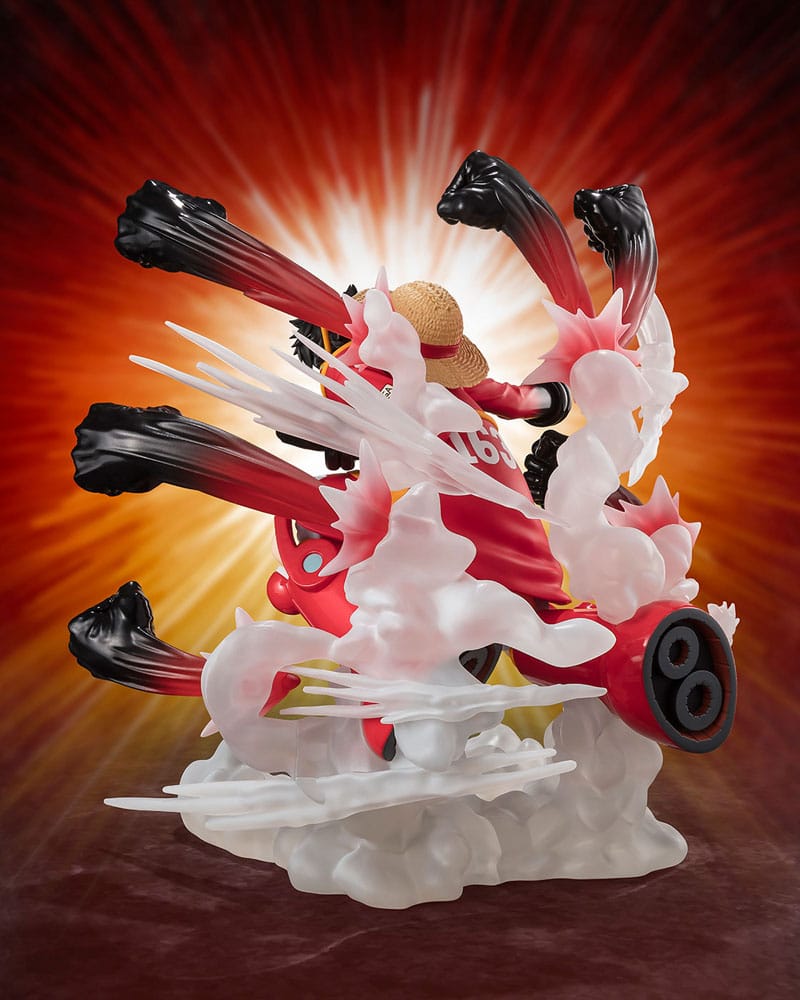 One Piece statuette PVC Figuarts ZERO Extra Battle Monkey D. Luffy -Gum Gum Hawk Gatling- 19 cm