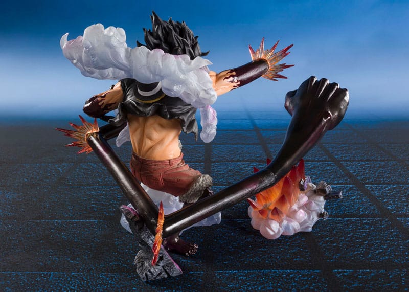 One Piece statuette PVC Figuarts ZERO Extra Battle Monkey D. Luffy Gear 4 Snake Man King Cobra 21 cm