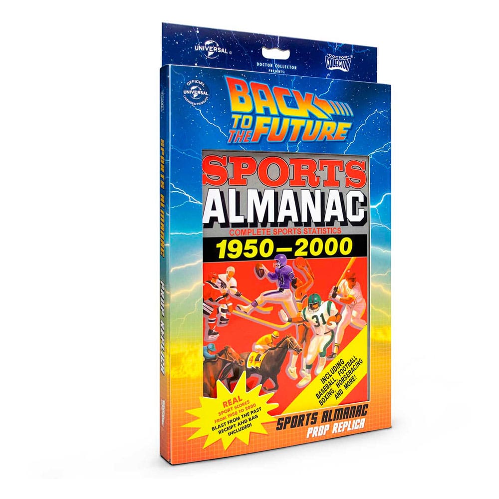 Retour vers le futur réplique poupée 1/1 sports almanac - Emballage abîmé