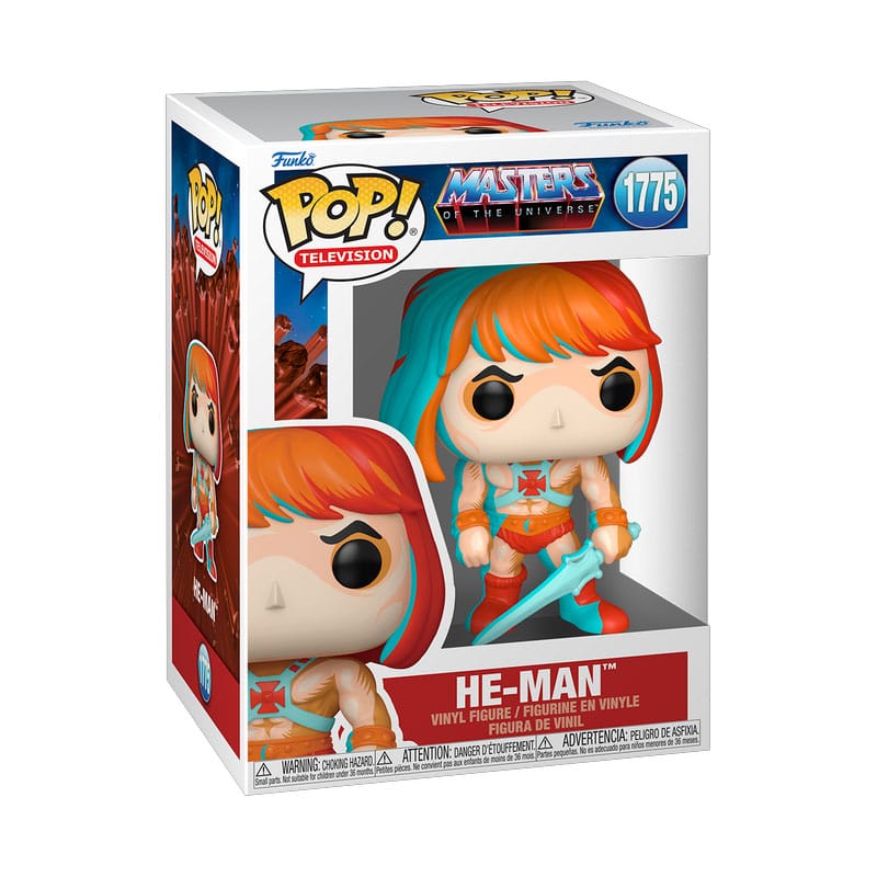 Masters of the Universe POP! Television Vinyl figurine He-Man (Comic Deco) 9 cm