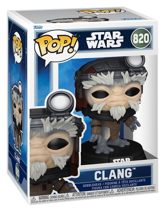 Star Wars: Mandalorian & Grogu POP! Vinyl figurine Clang with Head Set 9 cm