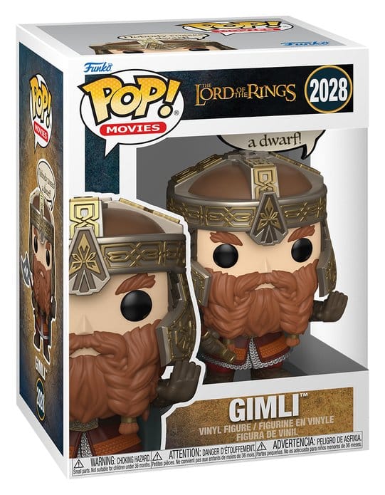 Funko Pop! Le Seigneur des Anneaux – Gimli N°629 – Figurine 9 cm