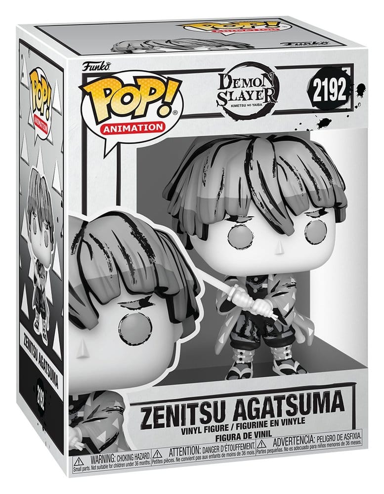 Demon Slayer: Kimetsu no Yaiba POP! Animation Vinyl figurines Zenitsu(Sumi-Ink) 9 cm