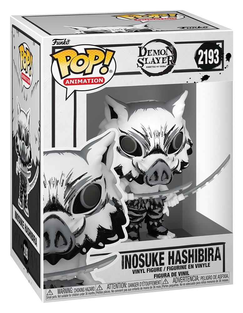 Demon Slayer: Kimetsu no Yaiba POP! Animation Vinyl figurines Inosuke(Sumi-Ink) 9 cm