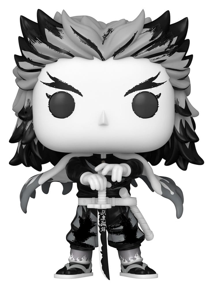 Demon Slayer: Kimetsu no Yaiba POP! Animation Vinyl figurines Rengoku(Sumi-Ink) 9 cm