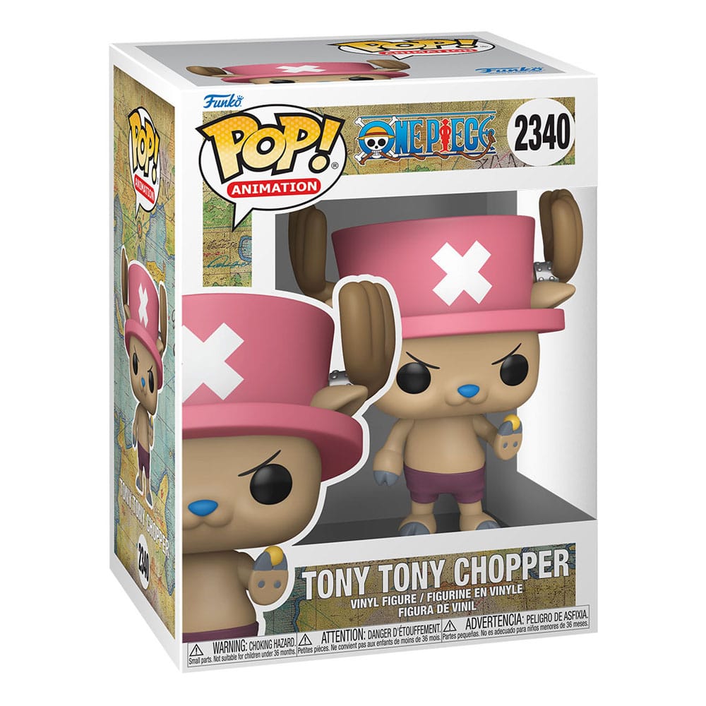 One Piece assortiment POP! Animation Vinyl figurines Chopper w/Chase 9 cm (6)