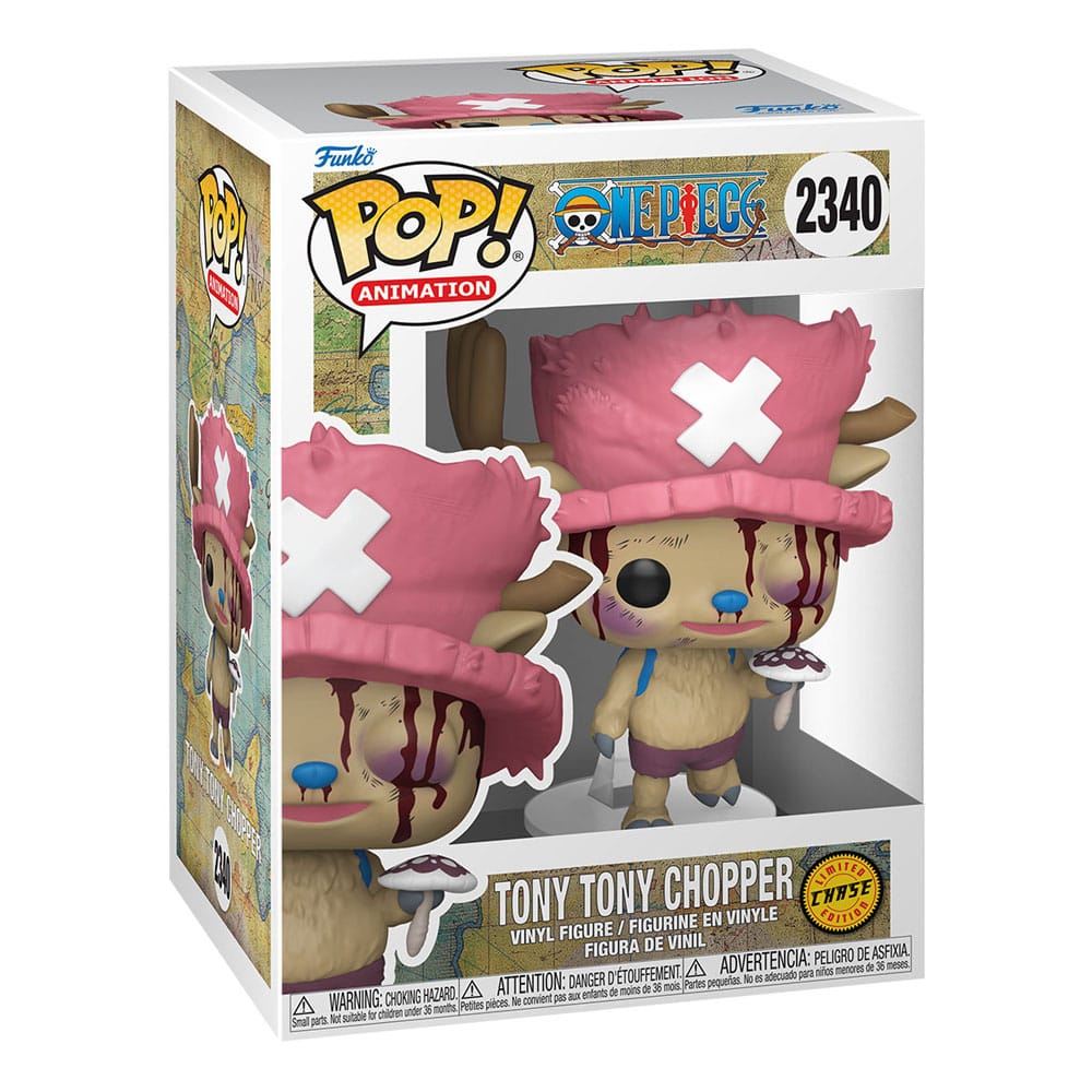 One Piece assortiment POP! Animation Vinyl figurines Chopper w/Chase 9 cm (6)