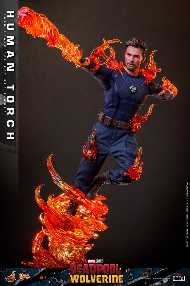 Deadpool & Wolverine Movie Masterpiece figurine 1/6 Human Torch 31 cm