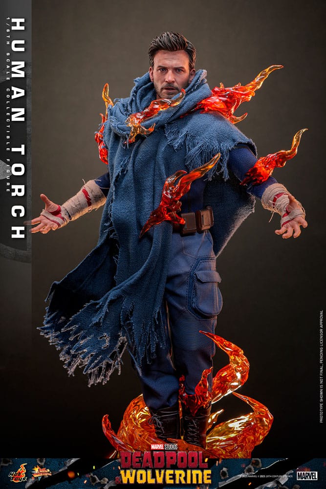 Deadpool & Wolverine Movie Masterpiece figurine 1/6 Human Torch 31 cm