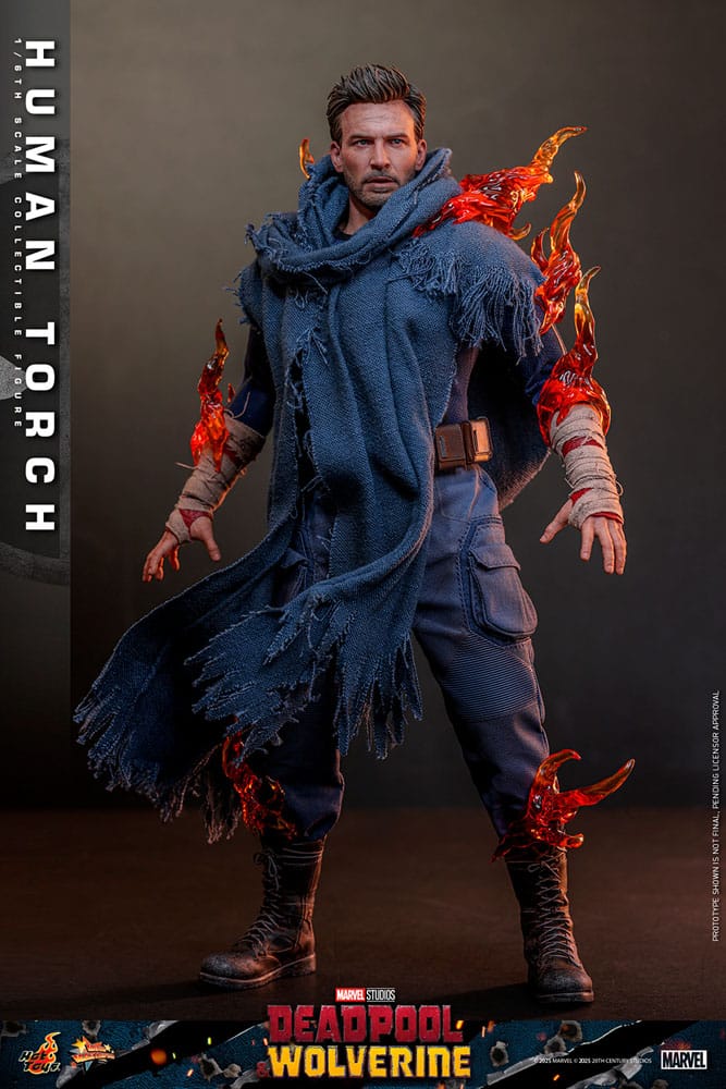 Deadpool & Wolverine Movie Masterpiece figurine 1/6 Human Torch 31 cm