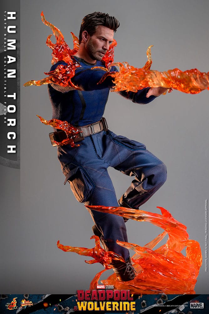 Deadpool & Wolverine Movie Masterpiece figurine 1/6 Human Torch 31 cm
