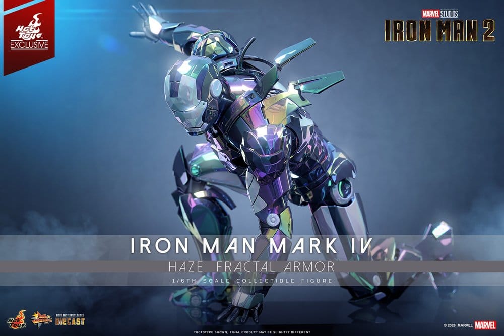 Iron Man 2 figurine 1/6 Iron Man Mark IV (Haze Fractal Armor) 33 cm