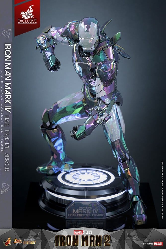 Iron Man 2 figurine 1/6 Iron Man Mark IV (Haze Fractal Armor) 33 cm