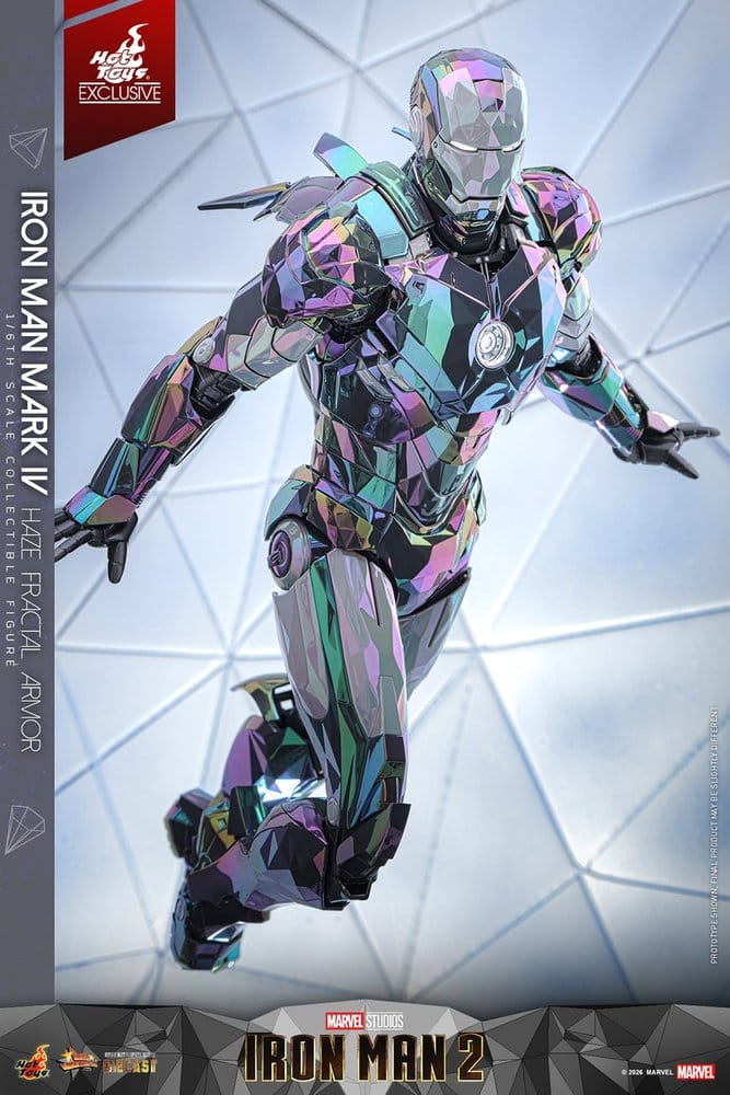 Iron Man 2 figurine 1/6 Iron Man Mark IV (Haze Fractal Armor) 33 cm