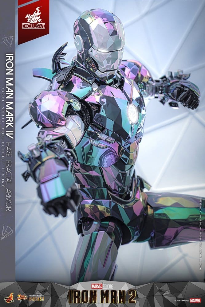 Iron Man 2 figurine 1/6 Iron Man Mark IV (Haze Fractal Armor) 33 cm