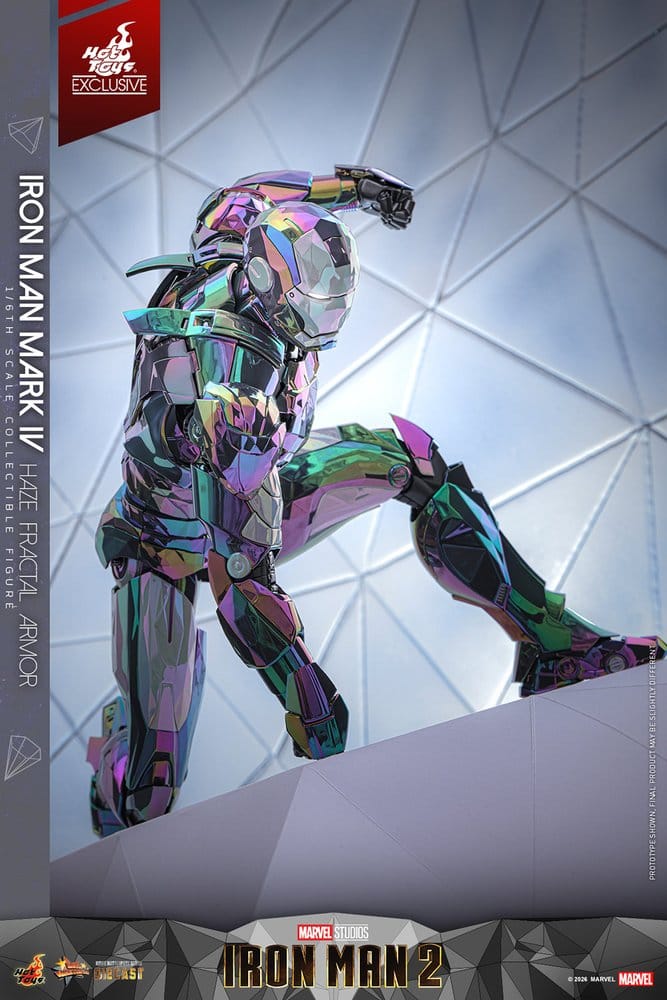 Iron Man 2 figurine 1/6 Iron Man Mark IV (Haze Fractal Armor) 33 cm
