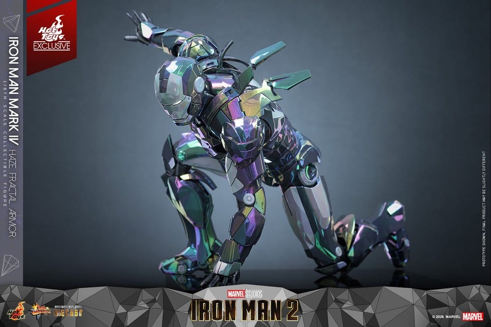 Iron Man 2 figurine 1/6 Iron Man Mark IV (Haze Fractal Armor) 33 cm