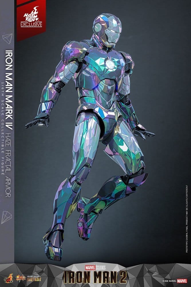 Iron Man 2 figurine 1/6 Iron Man Mark IV (Haze Fractal Armor) 33 cm
