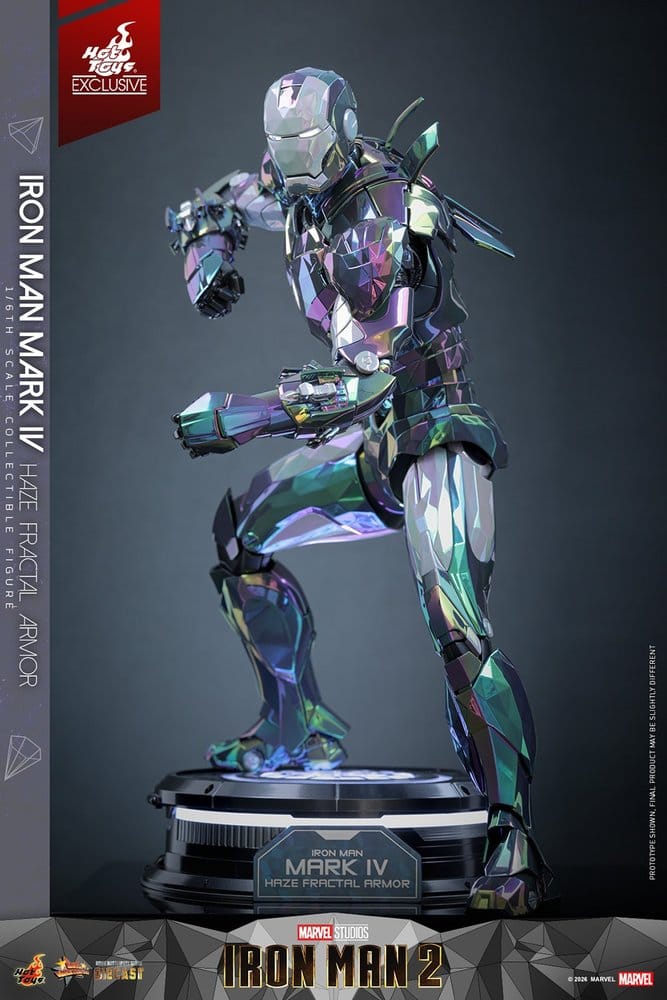 Iron Man 2 figurine 1/6 Iron Man Mark IV (Haze Fractal Armor) 33 cm