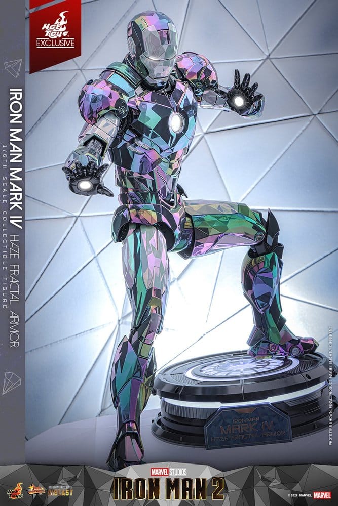 Iron Man 2 figurine 1/6 Iron Man Mark IV (Haze Fractal Armor) 33 cm
