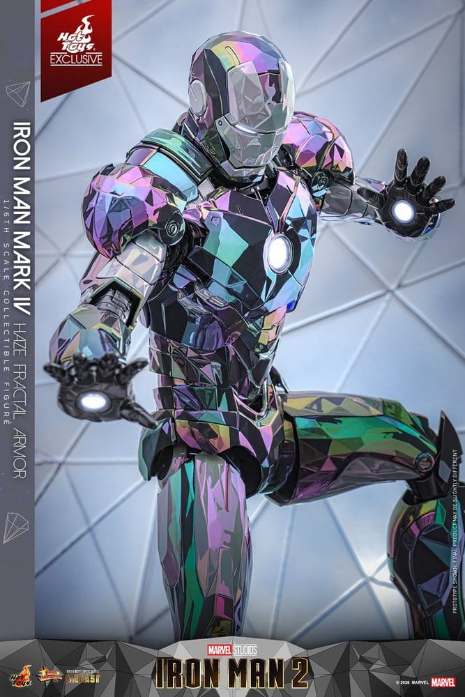 Iron Man 2 figurine 1/6 Iron Man Mark IV (Haze Fractal Armor) 33 cm