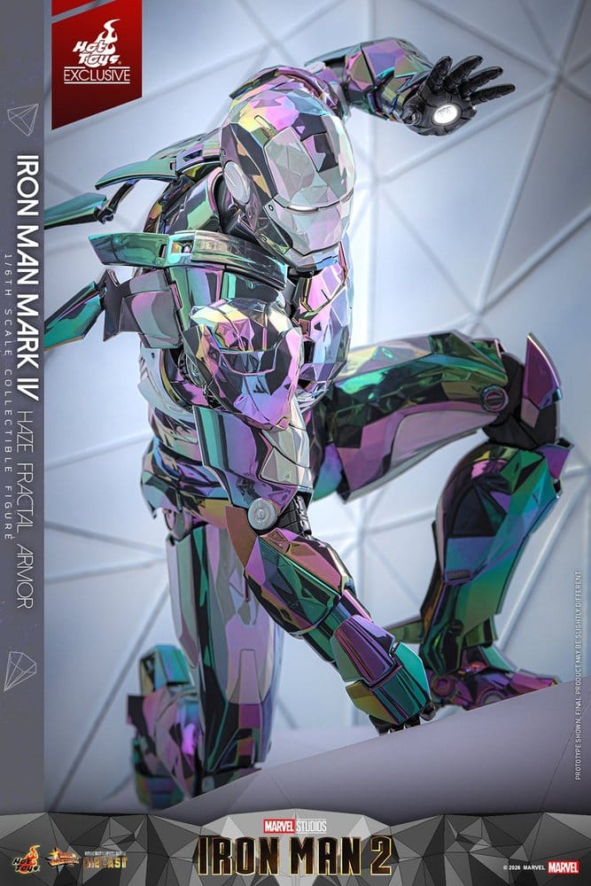 Iron Man 2 figurine 1/6 Iron Man Mark IV (Haze Fractal Armor) 33 cm