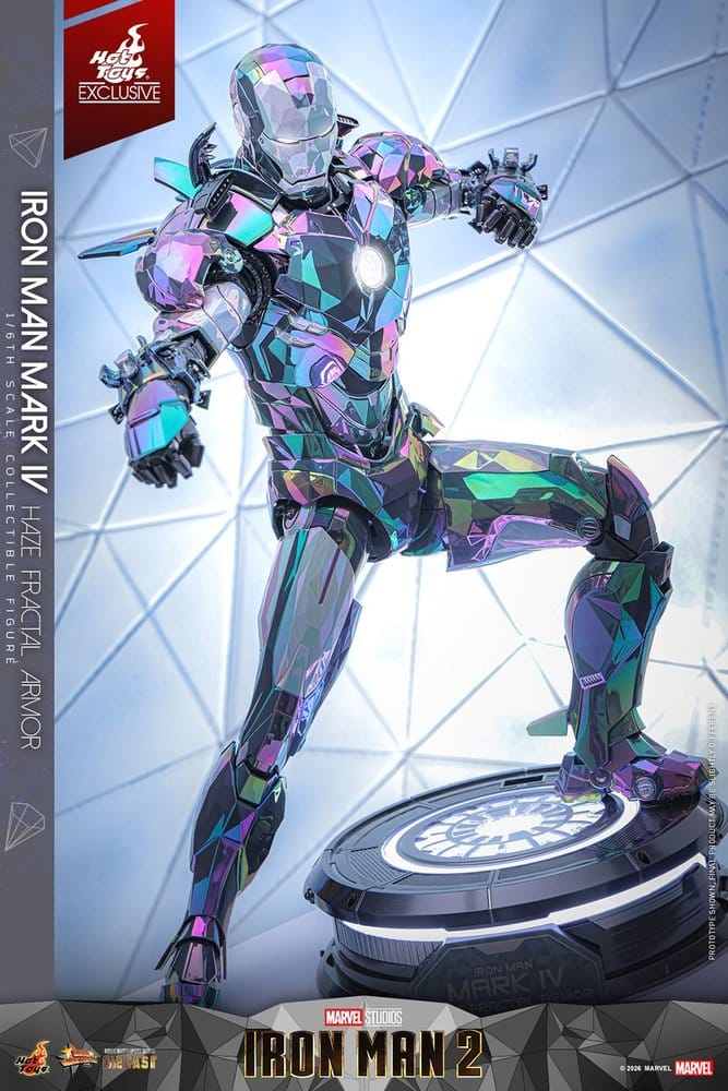 Iron Man 2 figurine 1/6 Iron Man Mark IV (Haze Fractal Armor) 33 cm