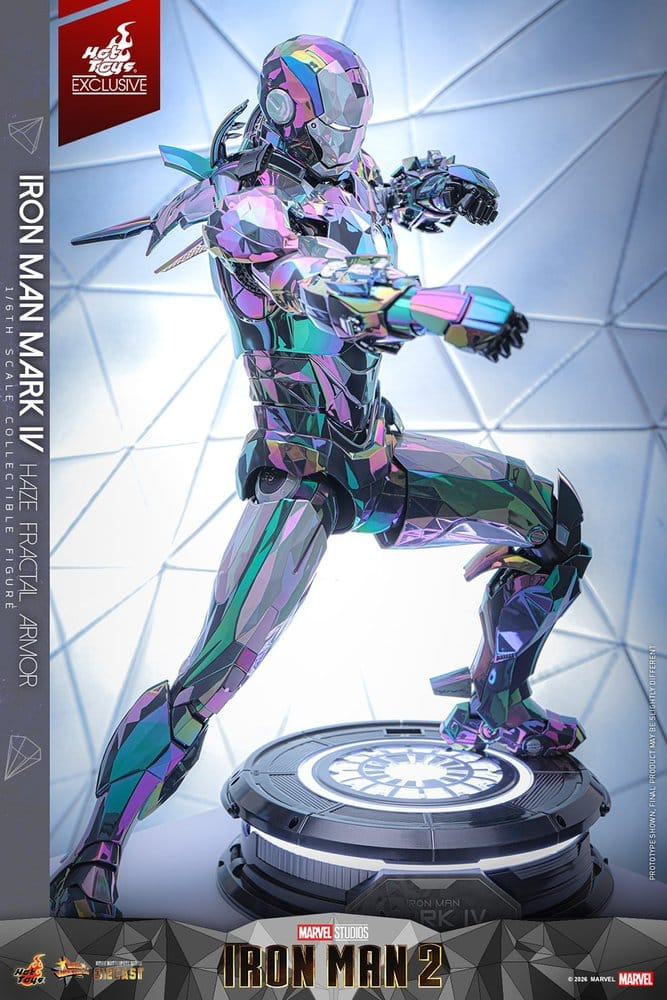 Iron Man 2 figurine 1/6 Iron Man Mark IV (Haze Fractal Armor) 33 cm