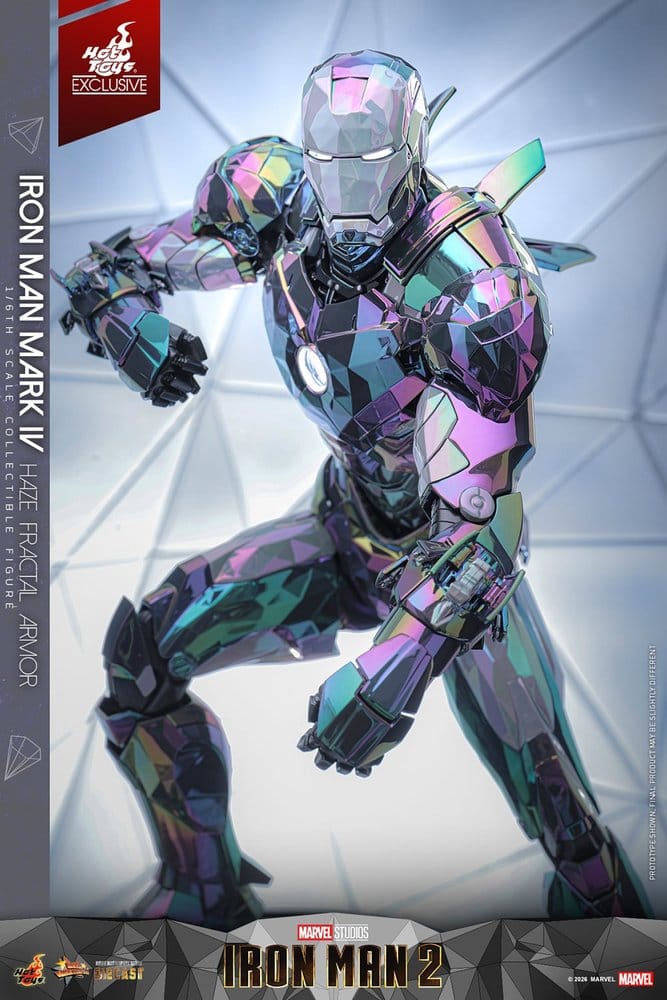 Iron Man 2 figurine 1/6 Iron Man Mark IV (Haze Fractal Armor) 33 cm