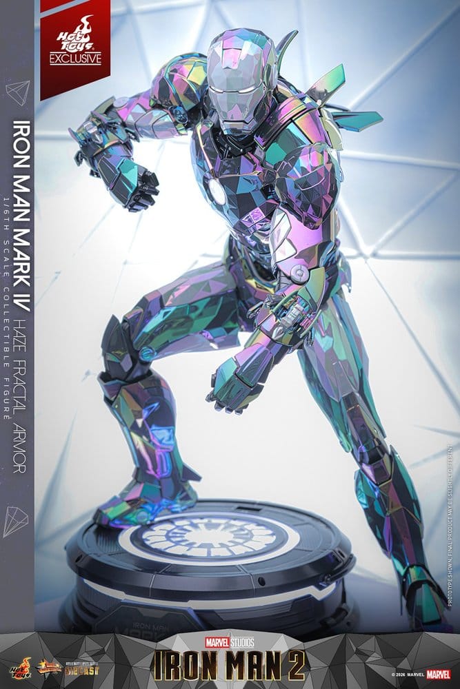 Iron Man 2 figurine 1/6 Iron Man Mark IV (Haze Fractal Armor) 33 cm