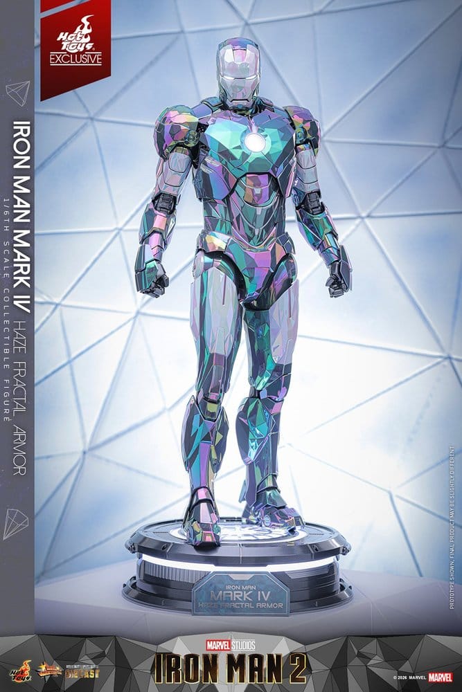 Iron Man 2 figurine 1/6 Iron Man Mark IV (Haze Fractal Armor) 33 cm