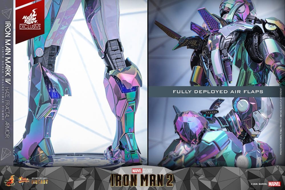 Iron Man 2 figurine 1/6 Iron Man Mark IV (Haze Fractal Armor) 33 cm