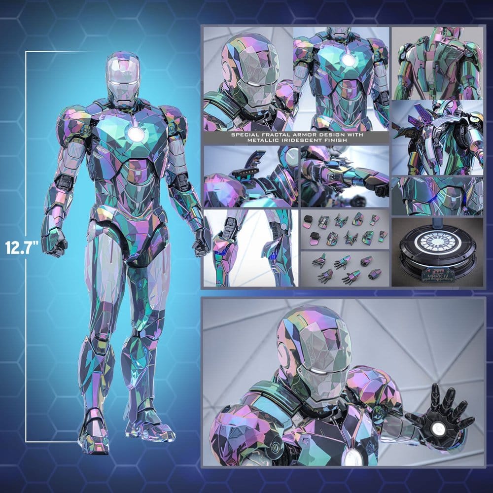 Iron Man 2 figurine 1/6 Iron Man Mark IV (Haze Fractal Armor) 33 cm