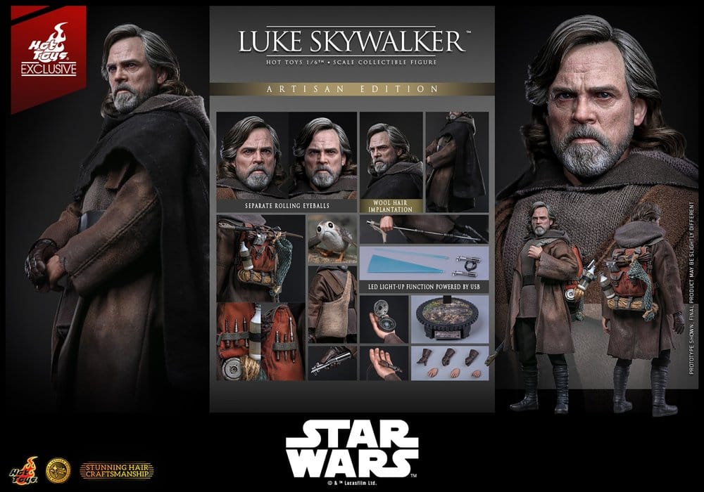 Star Wars : Les Derniers Jedi figurine 1/6 Luke Skywalker