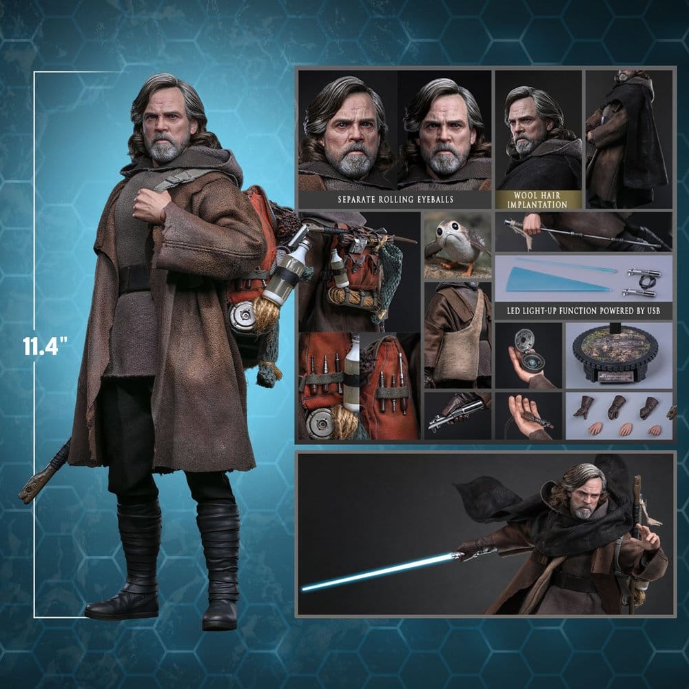 Star Wars : Les Derniers Jedi figurine 1/6 Luke Skywalker