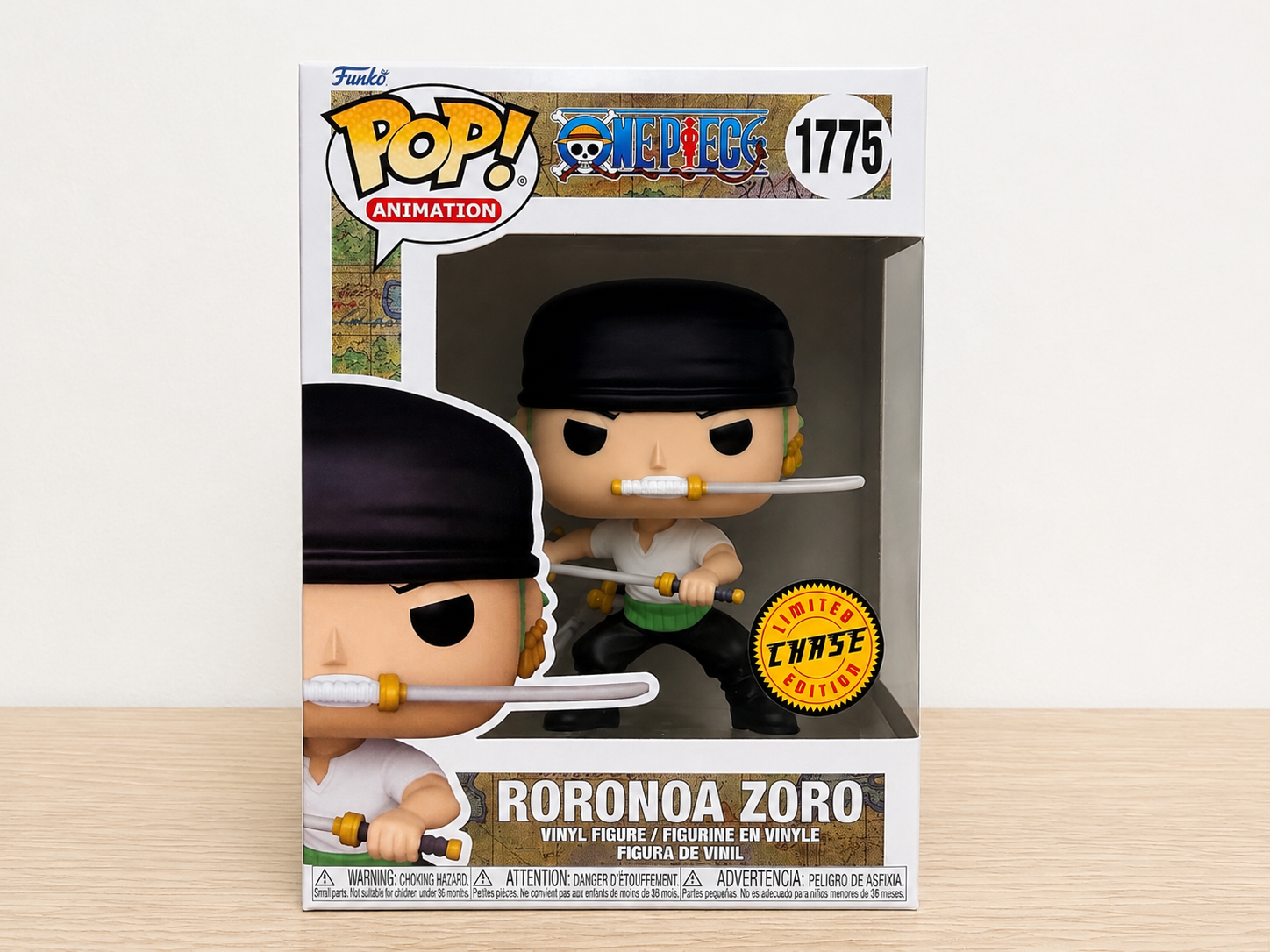 ONE PIECE – POP! Animation N°1775 – Roronoa Zoro – Standard ou Chase